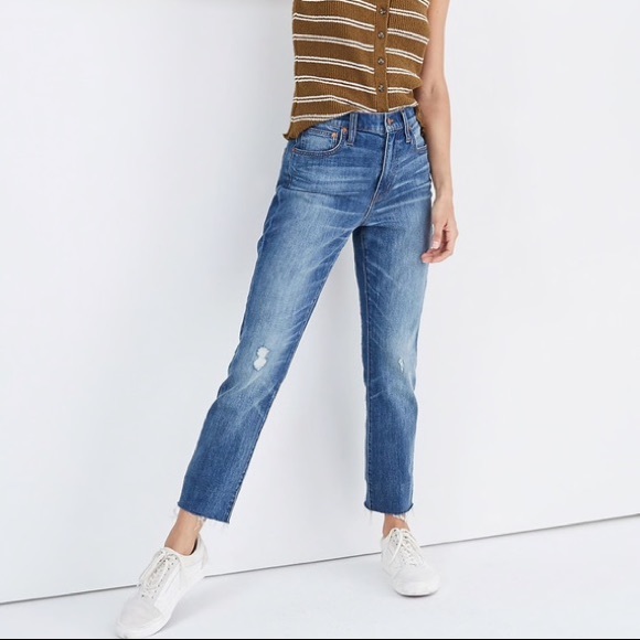 Madewell Denim - Madewell High Rise Slim Crop Boyjean Denim 26